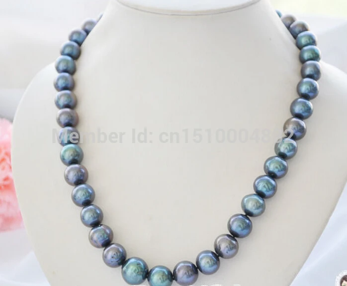 FREE SHIPPING>>>@ NEW HOT41112-15mm ROUND peacock black PEARL NECKLACE 925SILVER
FREE SHIPPING>>>@ NEW HOT41112-15mm ROUND peacock black PEARL NECKLACE 925SILVER
