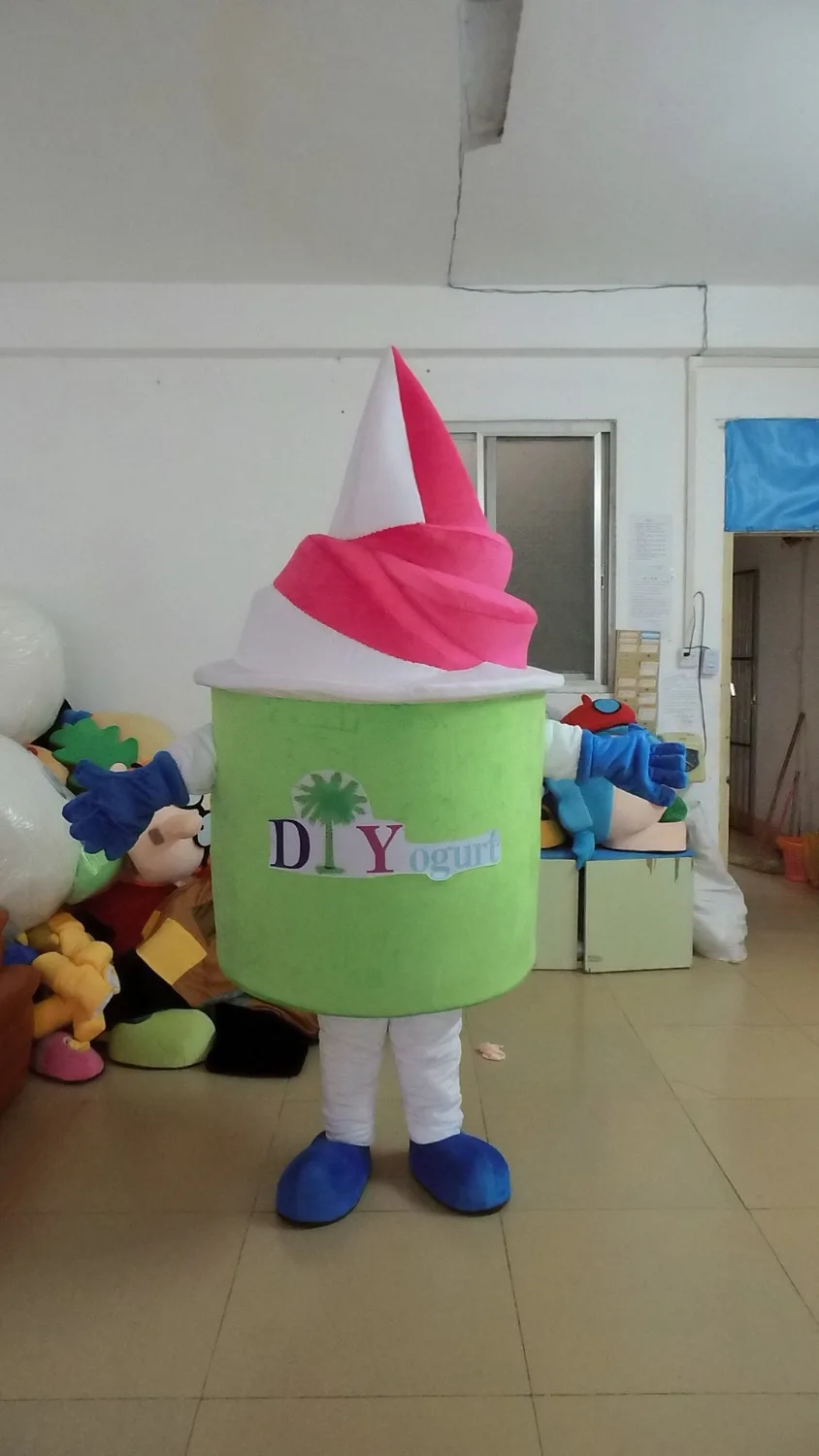 pink and green ice cream mascot costumes Cones costumes green ice cream costumes for Halloween party event
pink and green ice cream mascot costumes Cones costumes green ice cream costumes for Halloween party event