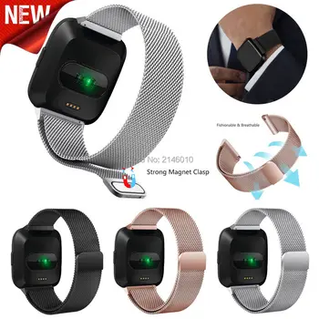 Replacement Magnetic Milanese Loop Stailess Steel Watch Band For Fitbit Versa 22MM Strap Small and Large Size
Replacement Magnetic Milanese Loop Stailess Steel Watch Band For Fitbit Versa 22MM Strap Small and Large Size