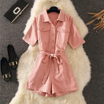 Jeans Jumpsuit Short Women Ladies Denim Playsuit Pockets Design Casual Rompers Outfit Clothes Summer 2020 New Elegant Overalls
Jeans Jumpsuit Short Women Ladies Denim Playsuit Pockets Design Casual Rompers Outfit Clothes Summer 2020 New Elegant Overalls