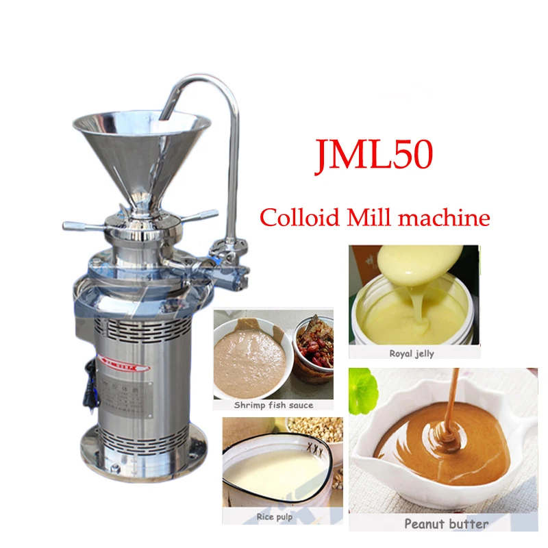 0.01-0.2T/H JML50 Colloid mill sesame colloid mill peanut butter colloid mill soybean grinding machine coating grinding machine
0.01-0.2T/H JML50 Colloid mill sesame colloid mill peanut butter colloid mill soybean grinding machine coating grinding machine