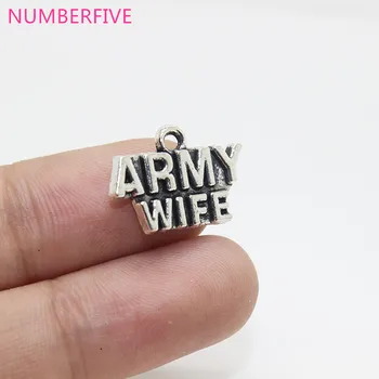 20pcs-- Army Wife 19*13mm Antique Silver Tone Army Wife Charm pendant for diy jewelry
20pcs-- Army Wife 19*13mm Antique Silver Tone Army Wife Charm pendant for diy jewelry
