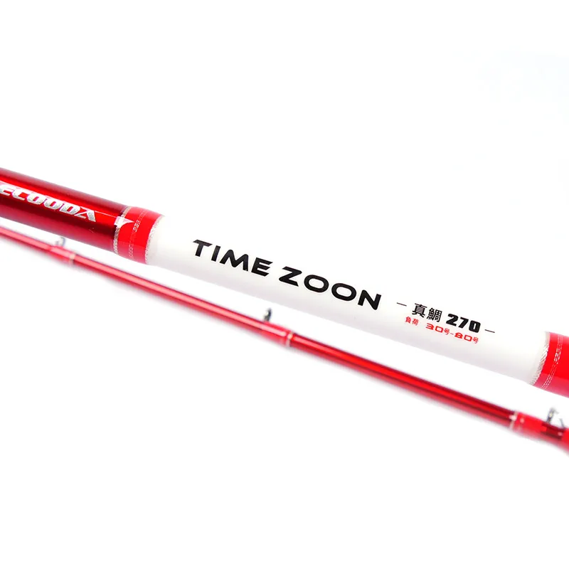 ECOODA BOAT ROD TIME ZOON 2.7M/3.0M 30-80# CASTING ROD HIGH CARBON ROD FUJI GUIDES AND FUJI REEL Fish rod of the red sea bream
ECOODA BOAT ROD TIME ZOON 2.7M/3.0M 30-80# CASTING ROD HIGH CARBON ROD FUJI GUIDES AND FUJI REEL Fish rod of the red sea bream