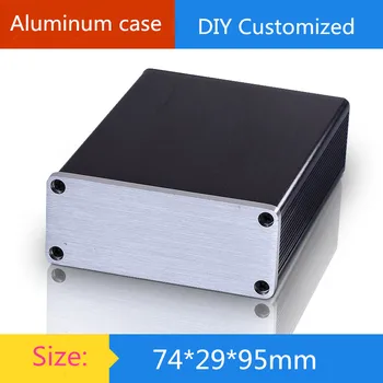 case 74*29*95mm Mini aluminum amplifier chassis/ Instruments Chassis / Amplifier shell /AMP Enclosure / case / DIY box
case 74*29*95mm Mini aluminum amplifier chassis/ Instruments Chassis / Amplifier shell /AMP Enclosure / case / DIY box