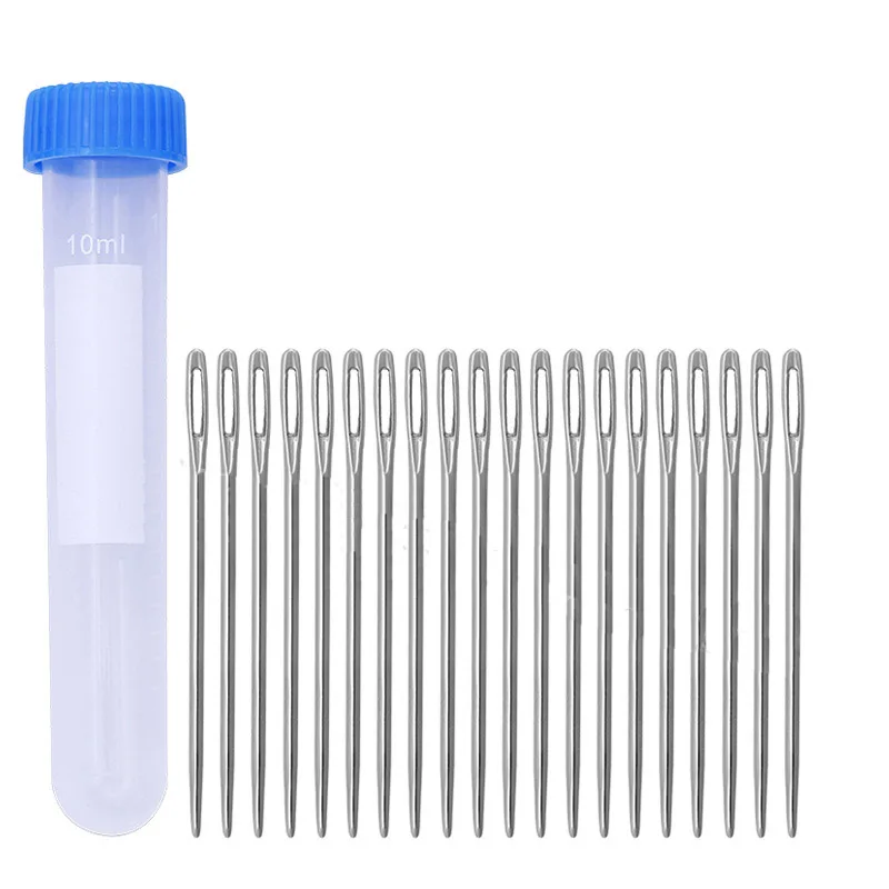 20pcs 6cm Hand Sewing Large Round Eye Knitter Needles for Sewing Embroidery Cross Stitch Tool DIY Home Sewing Needle Silver
20pcs 6cm Hand Sewing Large Round Eye Knitter Needles for Sewing Embroidery Cross Stitch Tool DIY Home Sewing Needle Silver