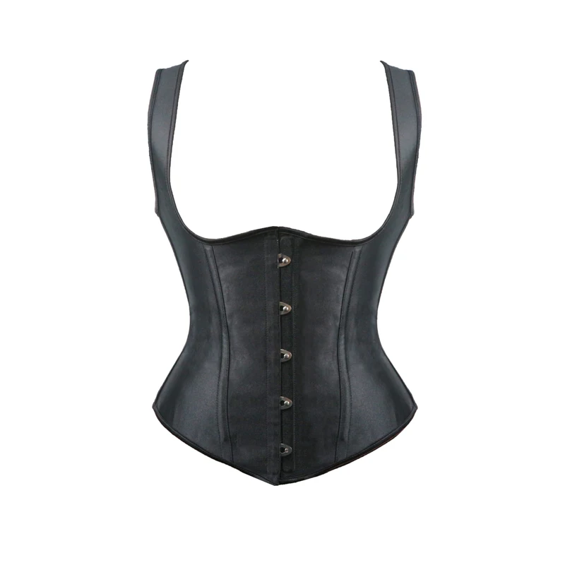 Black Plus Size 10 pieces Steel Bone Satin Underbust Slimming Corset Lace-up Back Gothic Vest Corset Body Shaping Cincher Corset
Black Plus Size 10 pieces Steel Bone Satin Underbust Slimming Corset Lace-up Back Gothic Vest Corset Body Shaping Cincher Corset