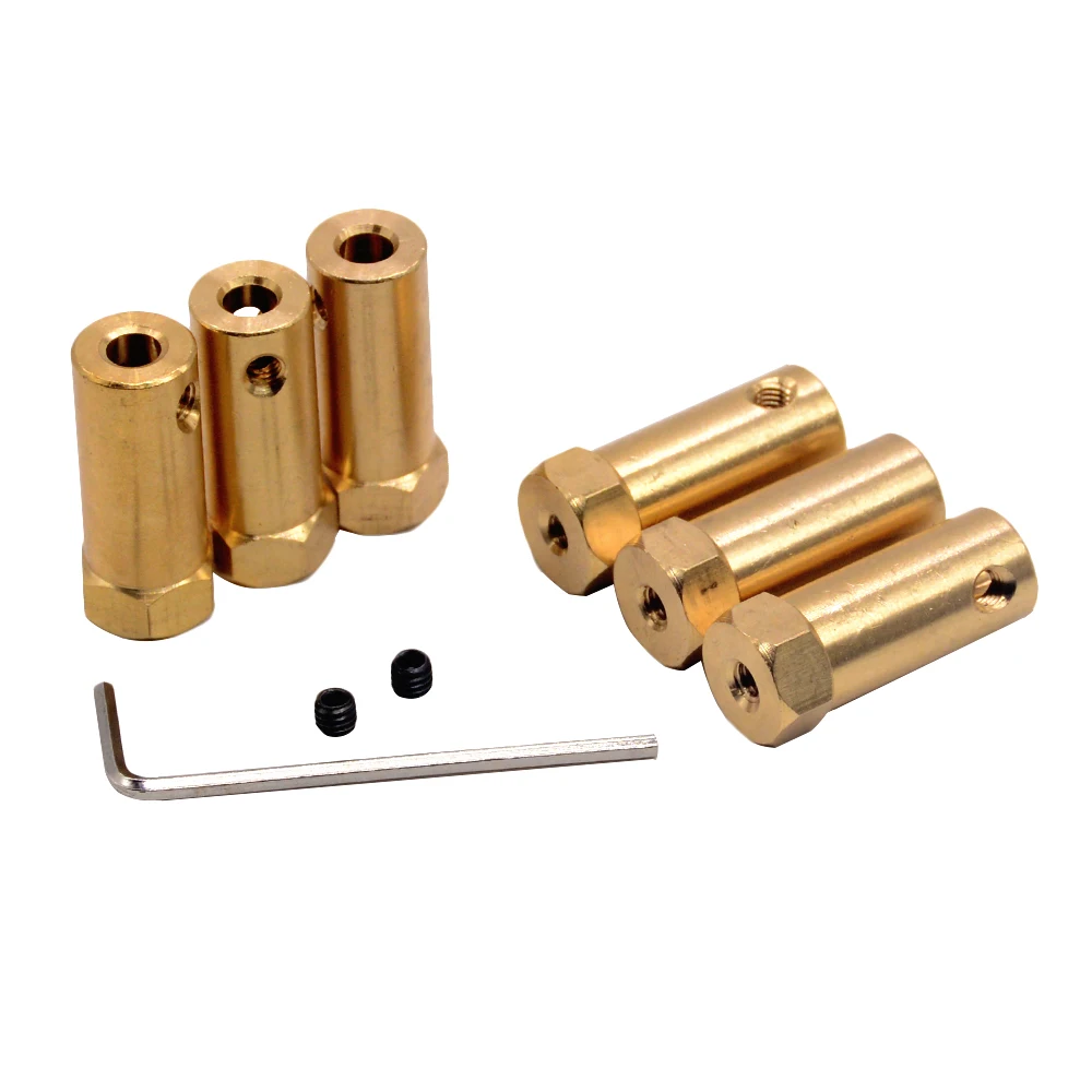 5 Pcs Lengthening Shaft Coupler 30mm Brass Hexagonal Coupling Dc Motor Connector Model Accessories
5 Pcs Lengthening Shaft Coupler 30mm Brass Hexagonal Coupling Dc Motor Connector Model Accessories