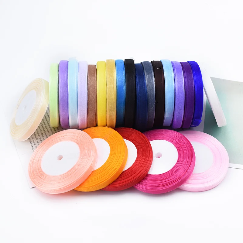 50 yards/roll 10MM silk Chiffon yarn Satin Ribbon Crafts Wholesale Packing Christmas wedding home decor diy gifts box fabric
50 yards/roll 10MM silk Chiffon yarn Satin Ribbon Crafts Wholesale Packing Christmas wedding home decor diy gifts box fabric