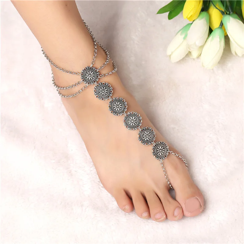 sexy Vintage tassel ankle bracelet Coin Pendant Chain foot jewelry indian barefoot sandals wedding
sexy Vintage tassel ankle bracelet Coin Pendant Chain foot jewelry indian barefoot sandals wedding