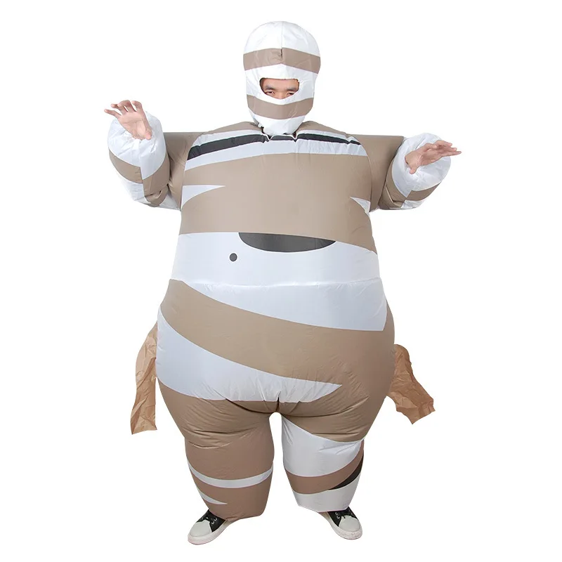 2019 New Halloween Party Inflatable Mummy Costume for Adults Blow up Mummy Cosplay Outfits Fancy Dress Purim Carnival Christmas
2019 New Halloween Party Inflatable Mummy Costume for Adults Blow up Mummy Cosplay Outfits Fancy Dress Purim Carnival Christmas