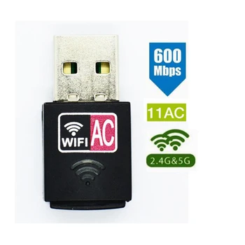 Wireless USB WiFi Adapter 600Mbps Mini Wi-Fi Adapter For PC USB Ethernet WiFi Dongle 2.4G 5G Network Card wifi Receiver
Wireless USB WiFi Adapter 600Mbps Mini Wi-Fi Adapter For PC USB Ethernet WiFi Dongle 2.4G 5G Network Card wifi Receiver
