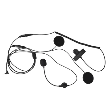 SOONHUA Single 3.5mm Headset Radio Walkie-talkie Motorcycle Earphone Bicycle Racing Full Face Helmet Headset Earphones
SOONHUA Single 3.5mm Headset Radio Walkie-talkie Motorcycle Earphone Bicycle Racing Full Face Helmet Headset Earphones