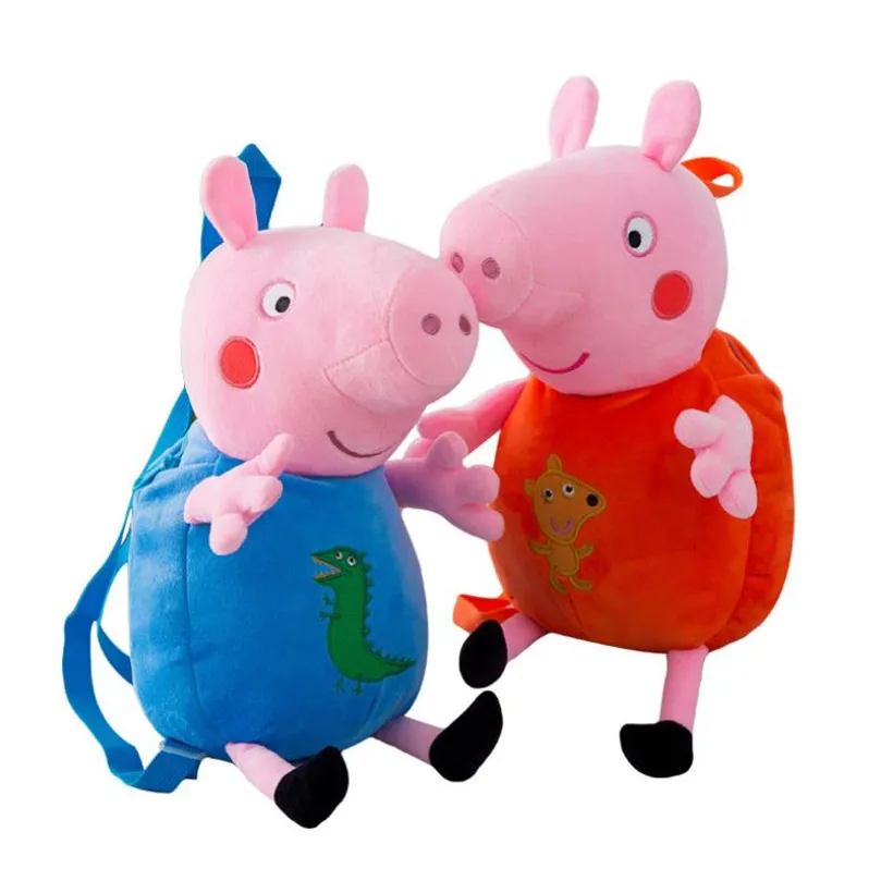 Original Peppa Pig Plush Toys Cartoon Backpack Baby School Bag Soft Stuffed Doll Children Toys Birthday Gifts
Original Peppa Pig Plush Toys Cartoon Backpack Baby School Bag Soft Stuffed Doll Children Toys Birthday Gifts