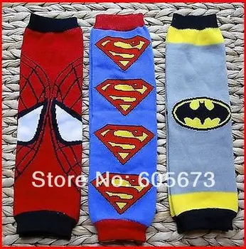 

Baby Superman Super Hero Batman Spiderman Leg Warmers Infant Chevron legwarmers baby Leggings Socks 3Colors 24Pairs/Lot