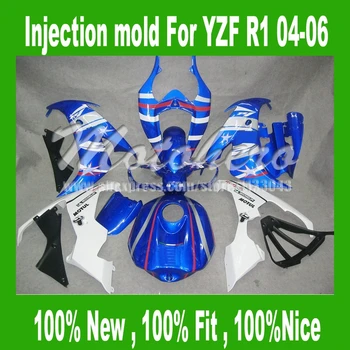 Injection 100%Fit for 04 05 06 Yamaha YZF R1 04 05 06 YZF1000 R1 2004 05 2006 blue #6RR4 YZF R1 04 05 06 fairing kits FAIRINGS
Injection 100%Fit for 04 05 06 Yamaha YZF R1 04 05 06 YZF1000 R1 2004 05 2006 blue #6RR4 YZF R1 04 05 06 fairing kits FAIRINGS