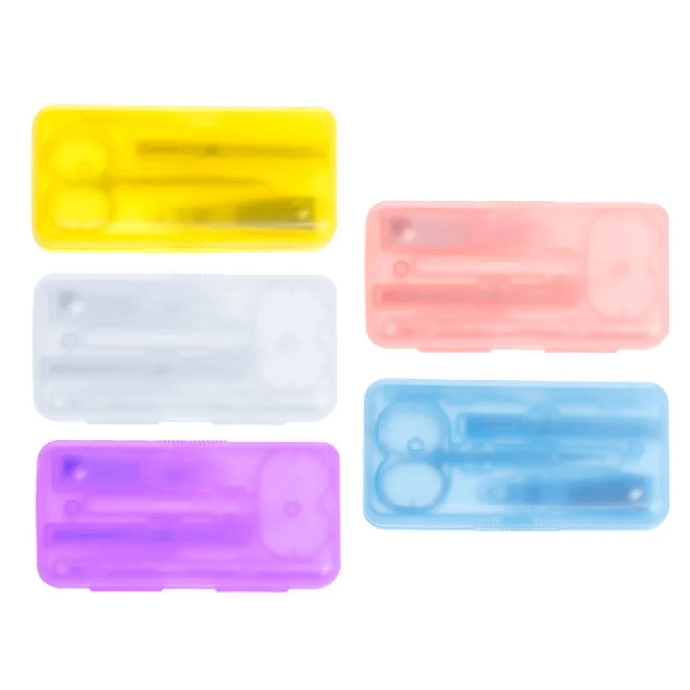 4Pcs/1Set Professional Pedicure Manicure Set Case Nail Care Cuticle Clipper Tool Kit Pink/Purple/Blue/Yellow/White
4Pcs/1Set Professional Pedicure Manicure Set Case Nail Care Cuticle Clipper Tool Kit Pink/Purple/Blue/Yellow/White