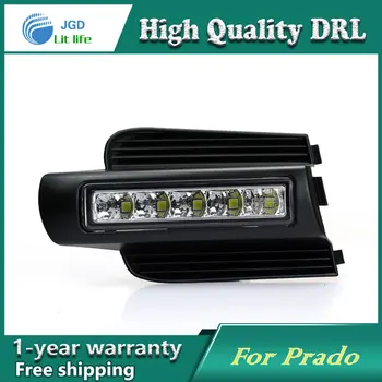 Free shipping !12V 6000k LED DRL Daytime running light case for Toyota Prado fog lamp frame Fog light Car styling
Free shipping !12V 6000k LED DRL Daytime running light case for Toyota Prado fog lamp frame Fog light Car styling