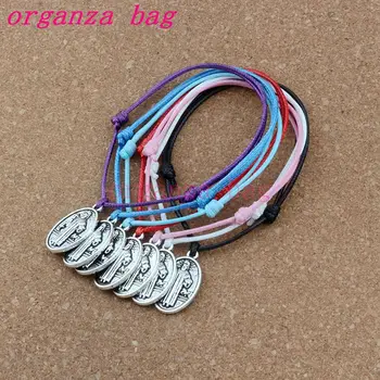 70PCS/lots Jesus Christ Religion Charm Pendant Adjustable Korea Waxed Cotton Cord Bracelets 7color B-440
70PCS/lots Jesus Christ Religion Charm Pendant Adjustable Korea Waxed Cotton Cord Bracelets 7color B-440