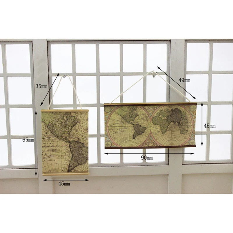 1/12 Dollhouse Mini World Map Simulation Furniture Model Toys for Doll House Decoration Miniature Accessories
1/12 Dollhouse Mini World Map Simulation Furniture Model Toys for Doll House Decoration Miniature Accessories