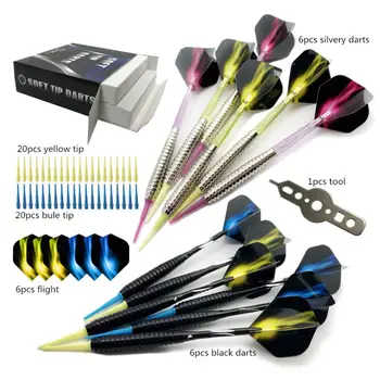 12pcs/set 18g Soft PVC Tip Darts Dartboard Party Bar Outdoor and Indoor Games Random Color
12pcs/set 18g Soft PVC Tip Darts Dartboard Party Bar Outdoor and Indoor Games Random Color