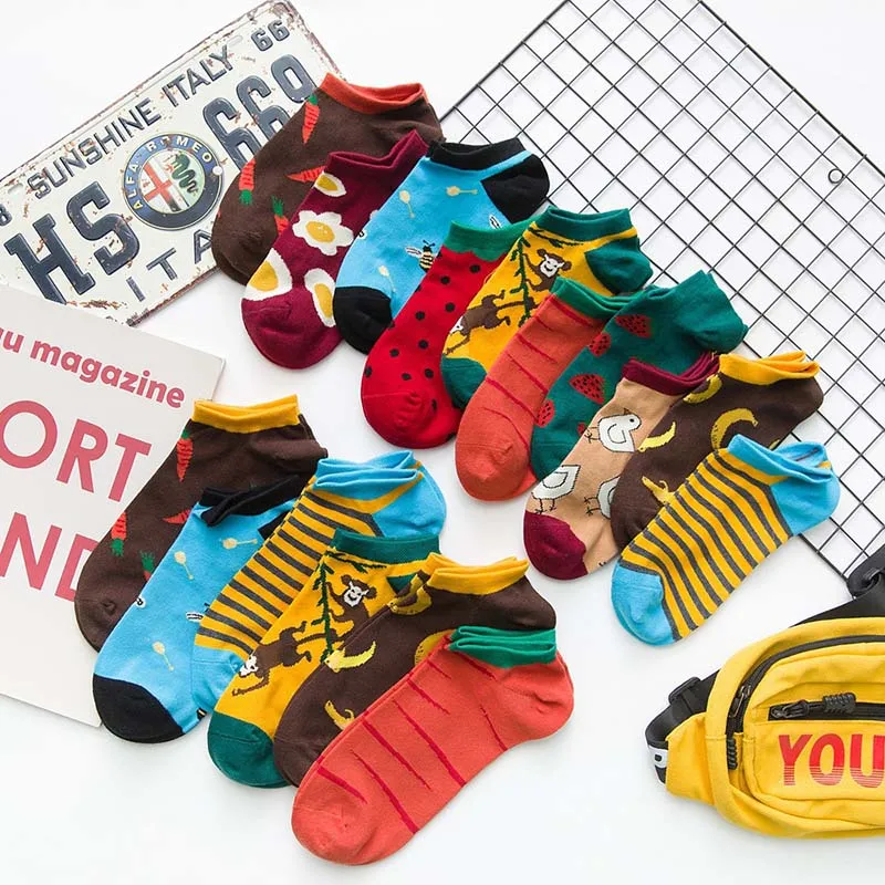 Spring fashion happy Socks men Cotton Boat Man Socks Interest Funny Originality Series harajuku ankle sock Animal frui
Spring fashion happy Socks men Cotton Boat Man Socks Interest Funny Originality Series harajuku ankle sock Animal frui