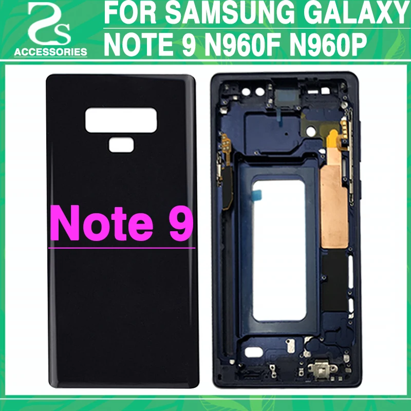 Rear Note 9 Full Housing For Samsung Galaxy Note9 N960 N960F N960P Back Door Battery Cover + Middle Frame Board Plate Housing
Rear Note 9 Full Housing For Samsung Galaxy Note9 N960 N960F N960P Back Door Battery Cover + Middle Frame Board Plate Housing