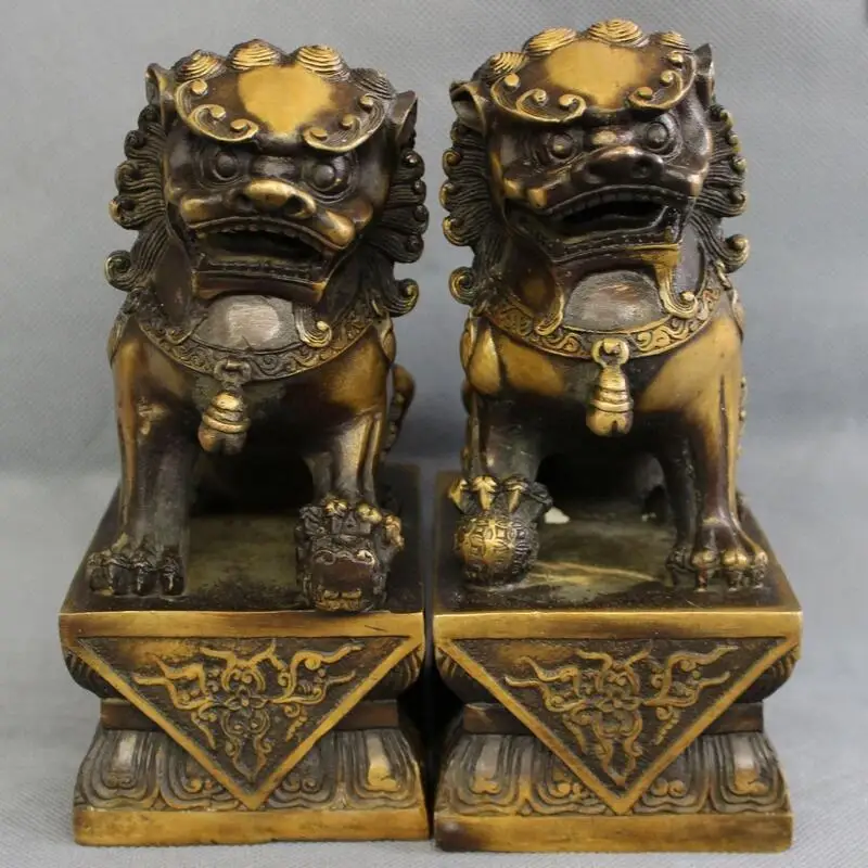 wan67104015+++Chinese Bronze FengShui Foo Fu Dog Wealth Foo Fu Dog Men Lion Ball Statue Pair
wan67104015+++Chinese Bronze FengShui Foo Fu Dog Wealth Foo Fu Dog Men Lion Ball Statue Pair