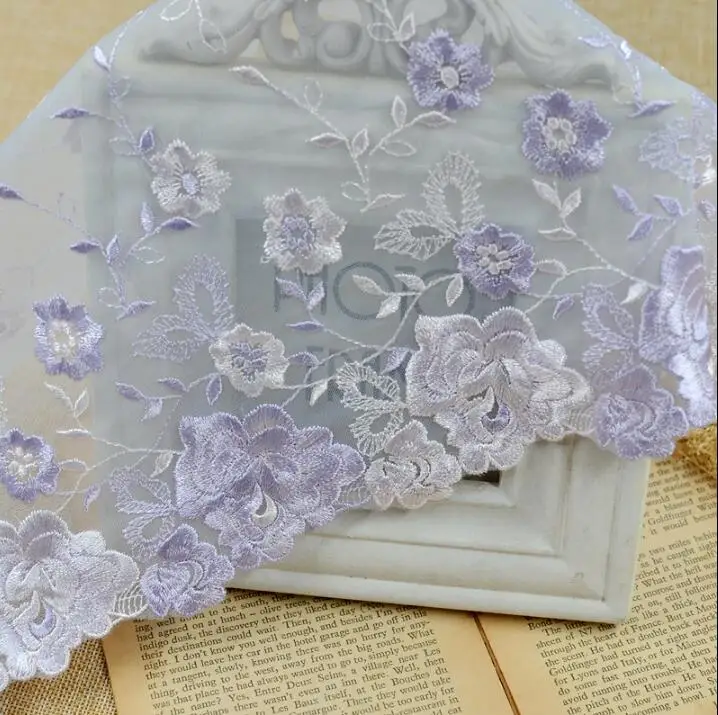 1 Meter/lot 22cm Lovely Purple Fabric Lace Embroidery Net Lace Trim For Sewing Decoration DIY Craft Clothing Accessories
1 Meter/lot 22cm Lovely Purple Fabric Lace Embroidery Net Lace Trim For Sewing Decoration DIY Craft Clothing Accessories
