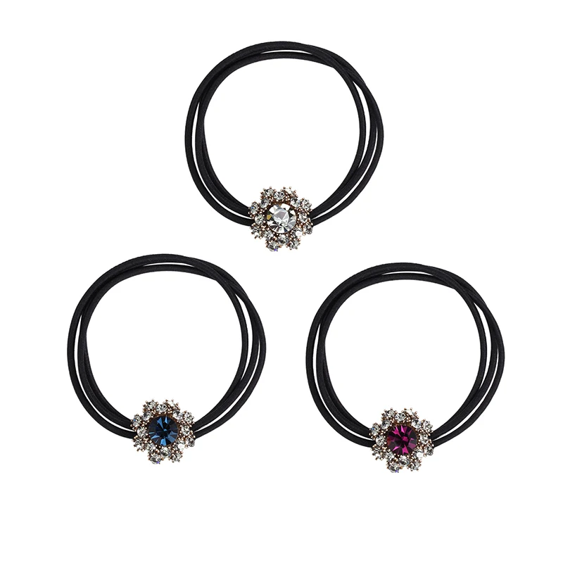CHIMERA 3Pcs Crystal Flower Elastic Hair Ties Three Layer Rubber Band for Women Girls Ponytail Holder Rope Trendy Hair Accessory
CHIMERA 3Pcs Crystal Flower Elastic Hair Ties Three Layer Rubber Band for Women Girls Ponytail Holder Rope Trendy Hair Accessory