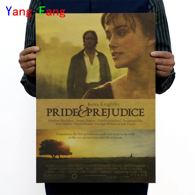 Pride and Prejudice / nostalgic retro poster / classic movie posters vintage kraft paper 51x35cm
Pride and Prejudice / nostalgic retro poster / classic movie posters vintage kraft paper 51x35cm