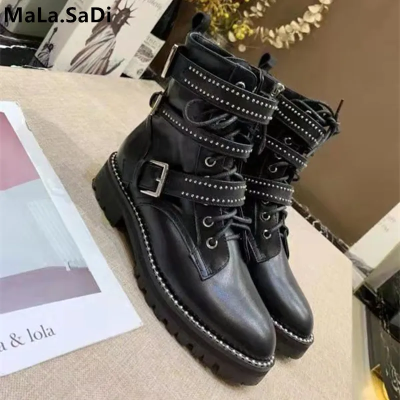 2019 New Martin boots female British style leather spring and autumn short boots Harajuku flat student retro high help motorcycl
2019 New Martin boots female British style leather spring and autumn short boots Harajuku flat student retro high help motorcycl