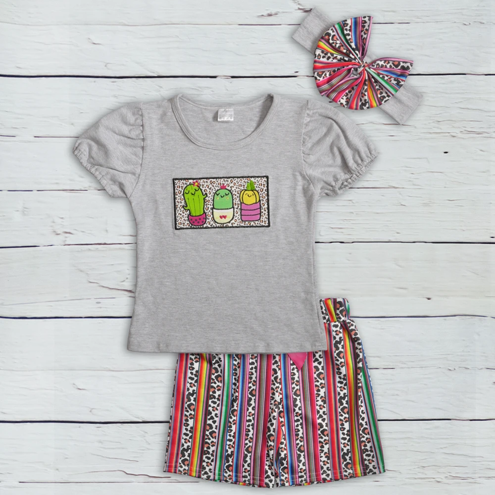 Latest Style Baby Girls Clothing Sets Cactus shorts Dress With shorts Boutique Kids Summer Sets Match headband 2GK904-1228-HY
Latest Style Baby Girls Clothing Sets Cactus shorts Dress With shorts Boutique Kids Summer Sets Match headband 2GK904-1228-HY
