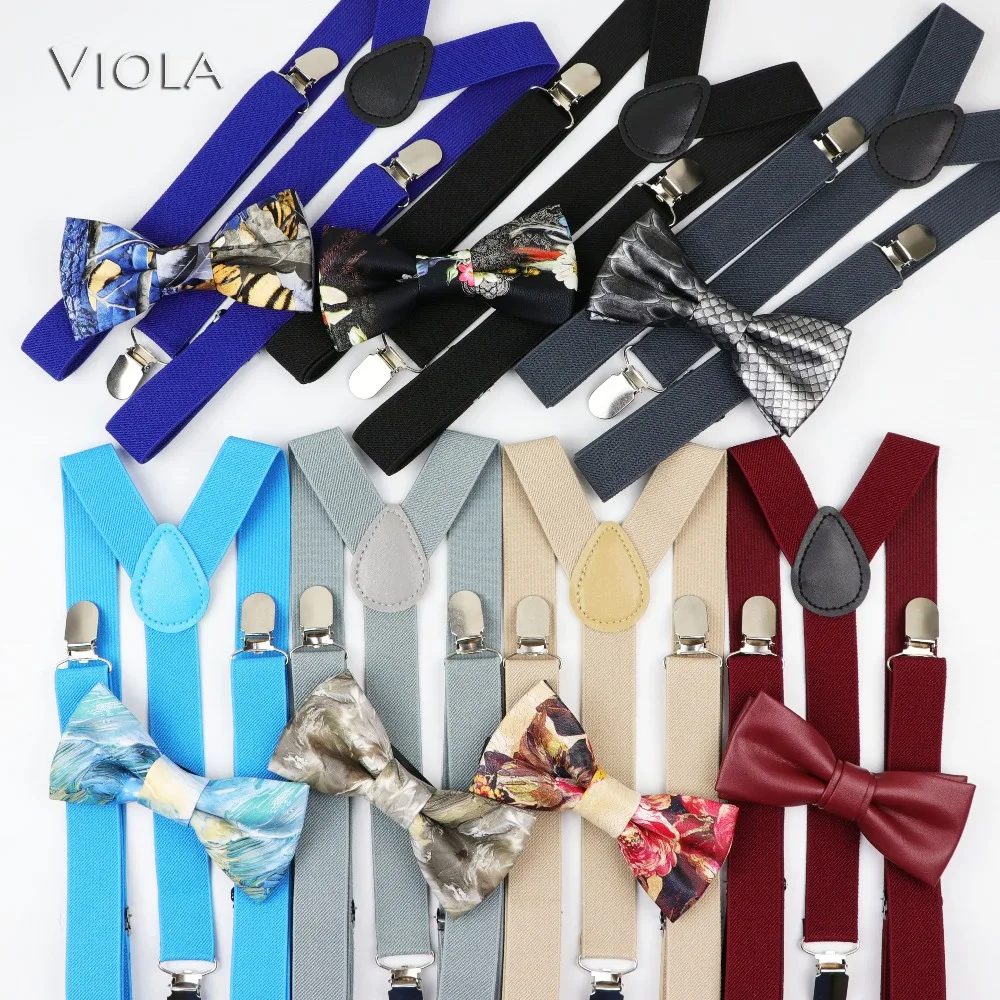 Stylish Mens Soild Colorful Suspenders Leather Bowtie Set Cool Butterfly Y-Back Braces Belt Bow Tie Adjustable Accessory Gift
Stylish Mens Soild Colorful Suspenders Leather Bowtie Set Cool Butterfly Y-Back Braces Belt Bow Tie Adjustable Accessory Gift