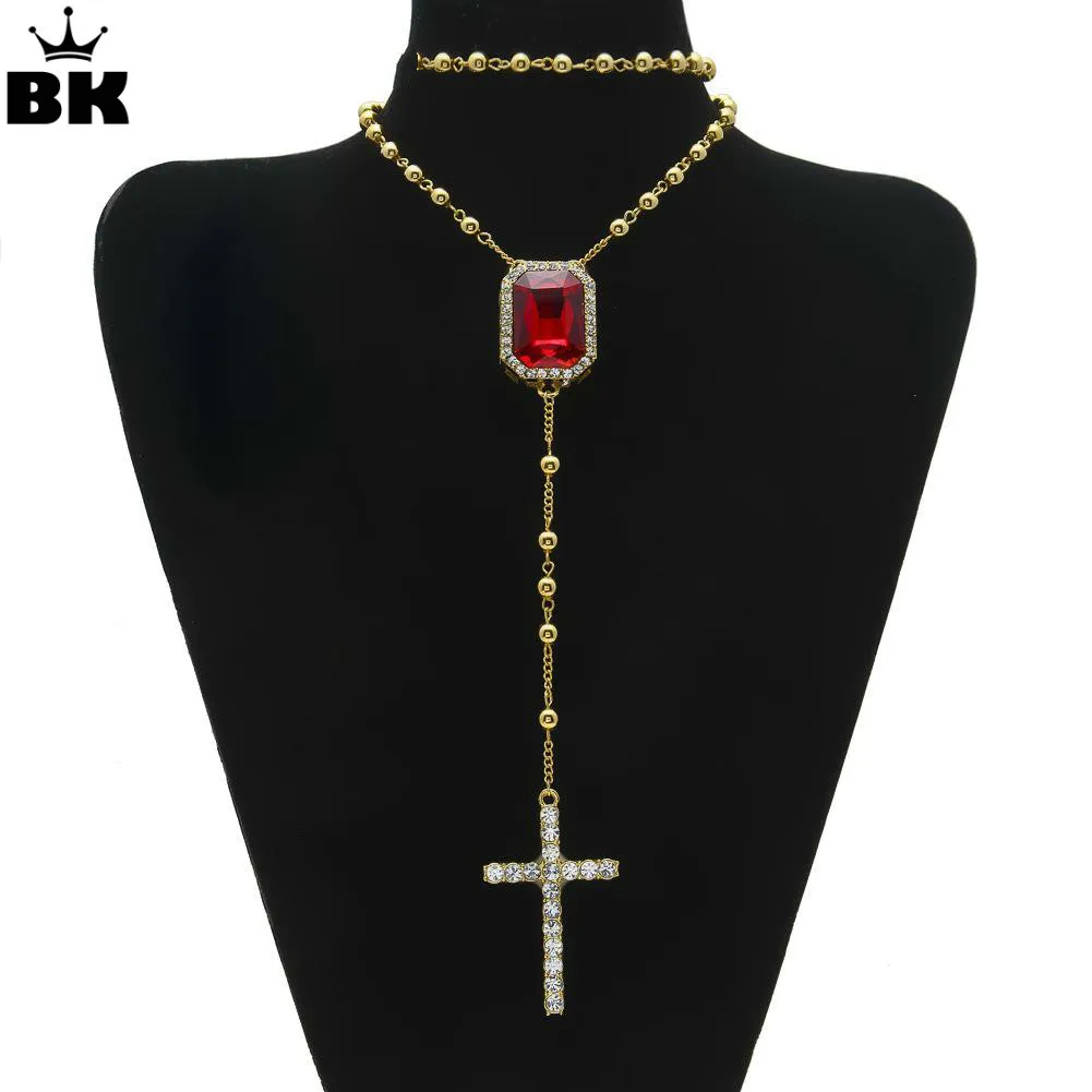 New Arrived Catholic Virgen De Guadalupe Gold color Rhinestone Rosary Necklace 6mm*6mm Beads Crucifix Cross Pendant
New Arrived Catholic Virgen De Guadalupe Gold color Rhinestone Rosary Necklace 6mm*6mm Beads Crucifix Cross Pendant