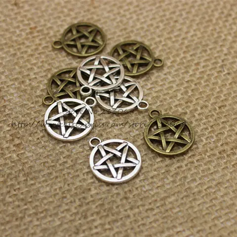 PULCHRITUDE 50pcs Star Charm Three Color Vintage Metal Zinc Alloy Fine Trendy Pentagram Pendant Charms for Jewelry16*21mm
PULCHRITUDE 50pcs Star Charm Three Color Vintage Metal Zinc Alloy Fine Trendy Pentagram Pendant Charms for Jewelry16*21mm
