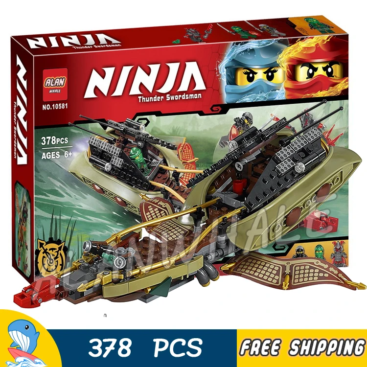 378pcs Ninja Destiny's Shadow Swamp vehicle Vermillion hoverboard 10581 DIY Figure Building Blocks Toy Compatible With LegoING
378pcs Ninja Destiny's Shadow Swamp vehicle Vermillion hoverboard 10581 DIY Figure Building Blocks Toy Compatible With LegoING