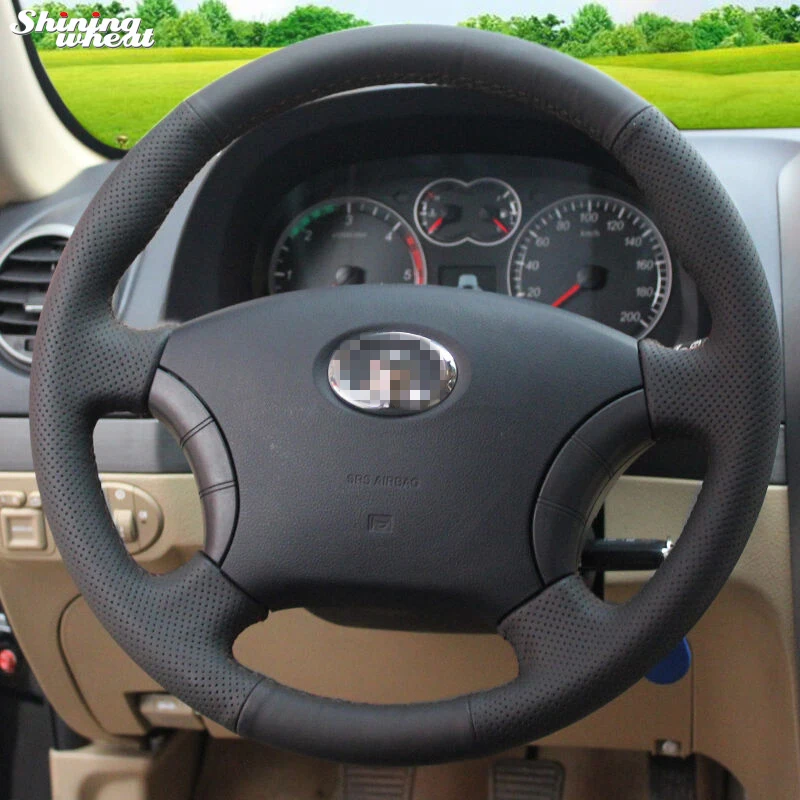 Hand-stitched Black Leather Steering Wheel Cover for for Great Wall Haval Hover H3 H5 Wingle 3 Wingle 5
Hand-stitched Black Leather Steering Wheel Cover for for Great Wall Haval Hover H3 H5 Wingle 3 Wingle 5