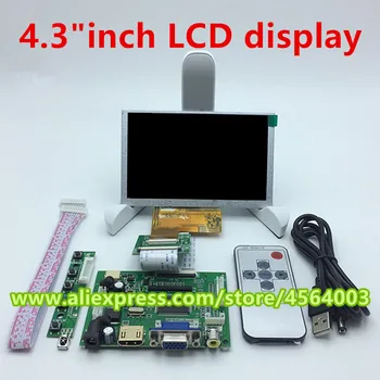 4.3 inch High resolution 480*272 40pin LCD Controller driver board TTL display monitor HDMI+VGA+2AV output for raspberry pi
4.3 inch High resolution 480*272 40pin LCD Controller driver board TTL display monitor HDMI+VGA+2AV output for raspberry pi