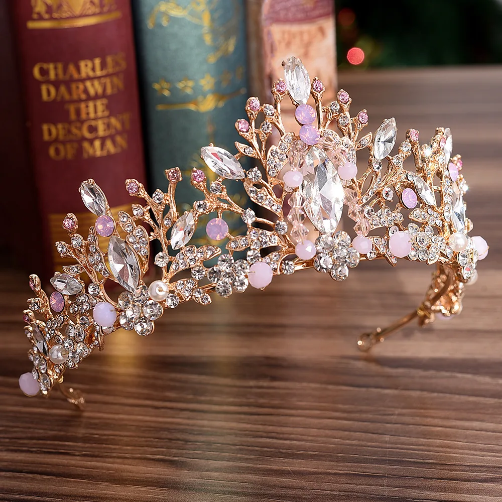 Kmvexo New Rhinestone Brilliance Jewelry Suite Crown Collar Kmvexo New Rhinestone Brilliance Jewelry Suite Crown Collar