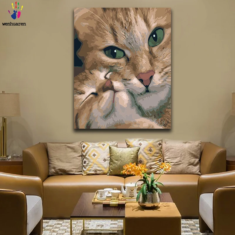 paint by number art painting by numbers cat Lovely Living room bedroom decorative hanging pictures DIY Filling and coloring gift
paint by number art painting by numbers cat Lovely Living room bedroom decorative hanging pictures DIY Filling and coloring gift