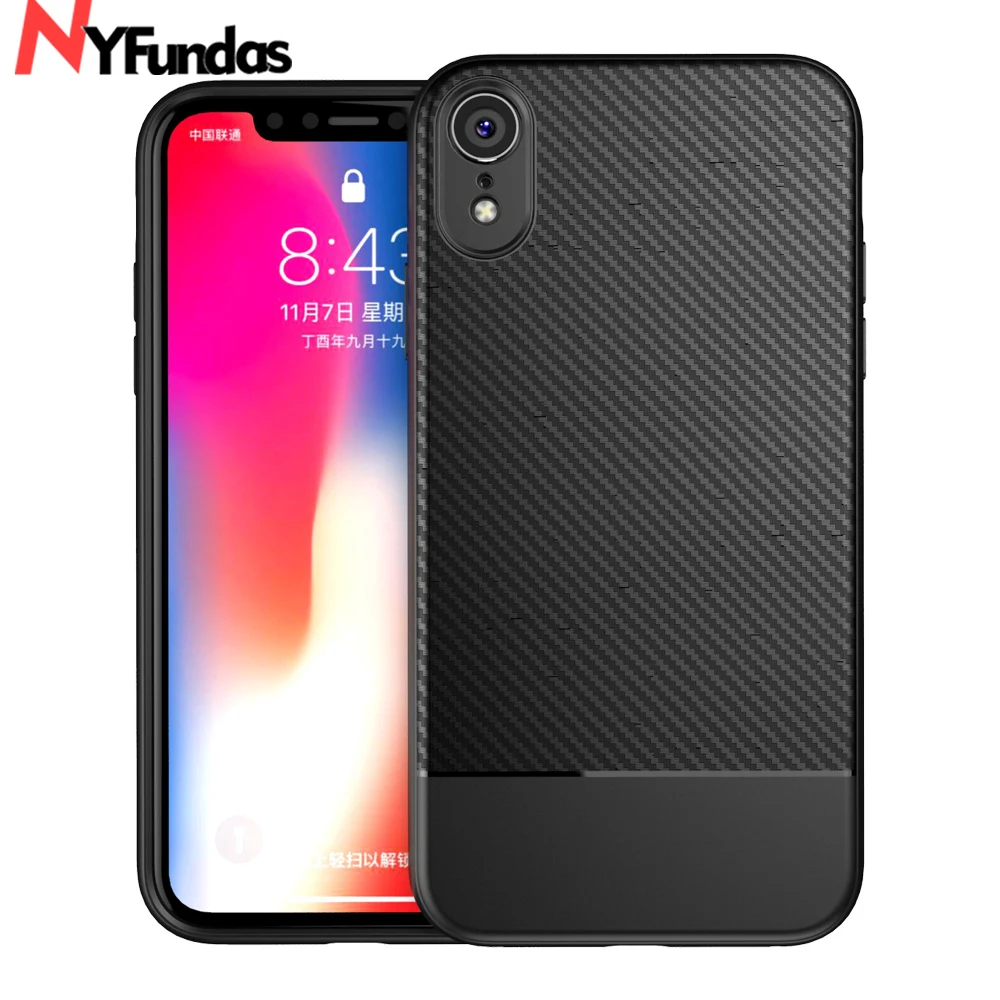 NYFundas для iPhone 8 7 Plus тонкий роскошный мягкий чехол из ТПУ iphone XS MAX XR X задняя крышка