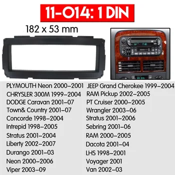 Car Radio Fascia multimedia Frame Kit For CHRYSLER 300M 1999-2004 Facia Panel Trim Dash CD ONE Din Audio Bezel dash
Car Radio Fascia multimedia Frame Kit For CHRYSLER 300M 1999-2004 Facia Panel Trim Dash CD ONE Din Audio Bezel dash