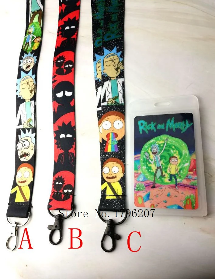1 set Cartoon Rick And Morty card with Neck Strap Lanyard Mobile Phone Charms Key Chain y13
1 set Cartoon Rick And Morty card with Neck Strap Lanyard Mobile Phone Charms Key Chain y13
