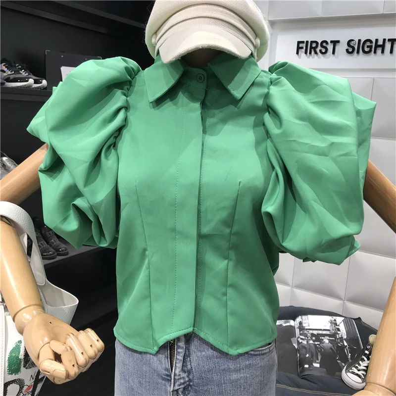 Amolapha Women Soild Turn Dowwn Collar Bract Sleeve Short Slim Blouse Jumper Tops
Amolapha Women Soild Turn Dowwn Collar Bract Sleeve Short Slim Blouse Jumper Tops