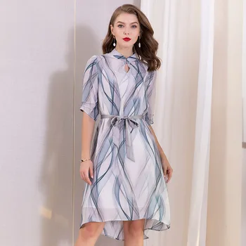 WQJGR Summer 2019 Pure Silk Printed Two-piece Dress Irregular Dresses Woman Party Night Knee-Length Dress Women
WQJGR Summer 2019 Pure Silk Printed Two-piece Dress Irregular Dresses Woman Party Night Knee-Length Dress Women