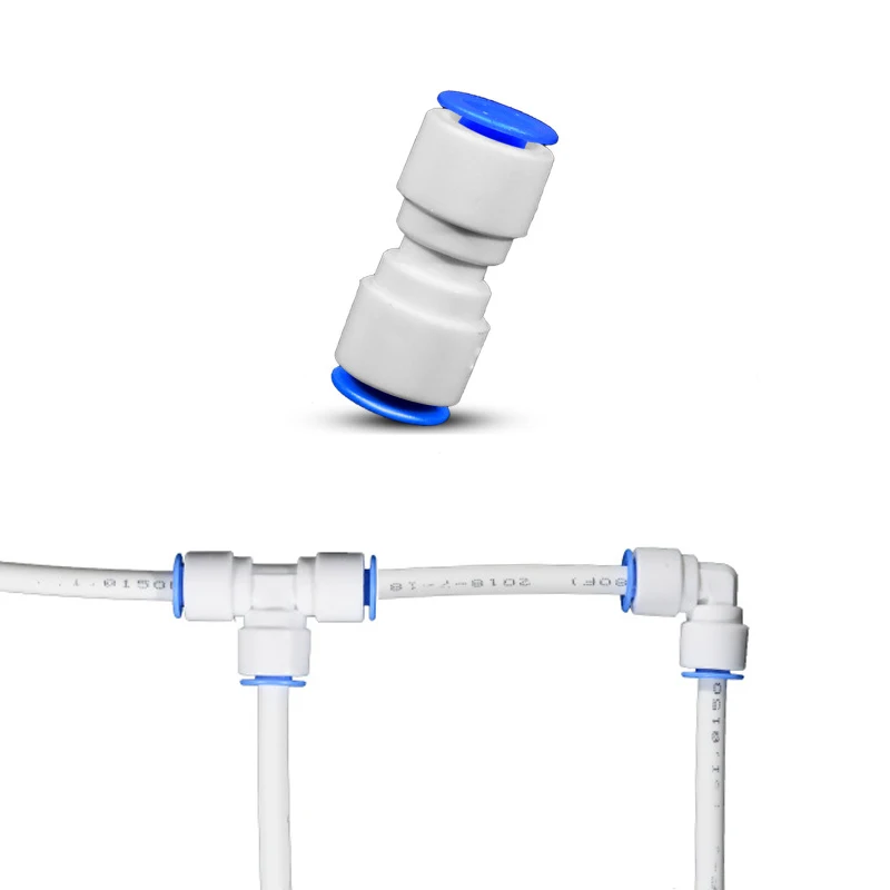 New L/T type Quick water connector 3/8 Inch Slip lock Quick-connect Joint PE water Pipe Connectors Fittings for Water Purifier
New L/T type Quick water connector 3/8 Inch Slip lock Quick-connect Joint PE water Pipe Connectors Fittings for Water Purifier