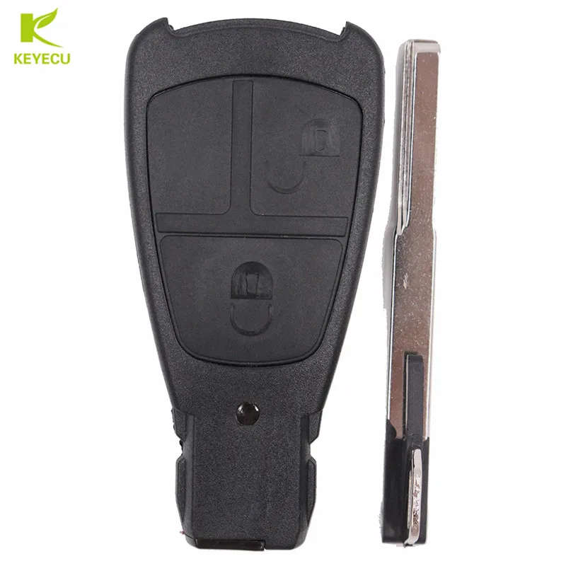 KEYECU Replacement Shell Smart Remote Key Case 2 Button for Mercedes-Benz E C S CLK
KEYECU Replacement Shell Smart Remote Key Case 2 Button for Mercedes-Benz E C S CLK