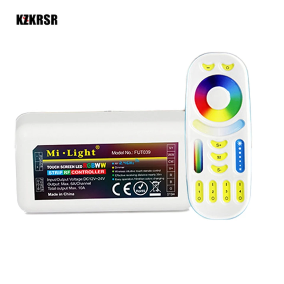 Milight 4zone wireless RF wifi control RGBCCT led remote controller with 2.4G RF RGBWW led strip controller for led strip light
Milight 4zone wireless RF wifi control RGBCCT led remote controller with 2.4G RF RGBWW led strip controller for led strip light