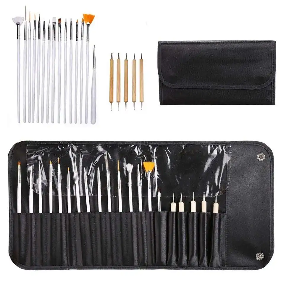 20Pcs/set Nail Art Brushes Design Set Dotting Painting Drawing Polish Brush Pen Tools Decoration Design UV Gel Painting Drawing
20Pcs/set Nail Art Brushes Design Set Dotting Painting Drawing Polish Brush Pen Tools Decoration Design UV Gel Painting Drawing