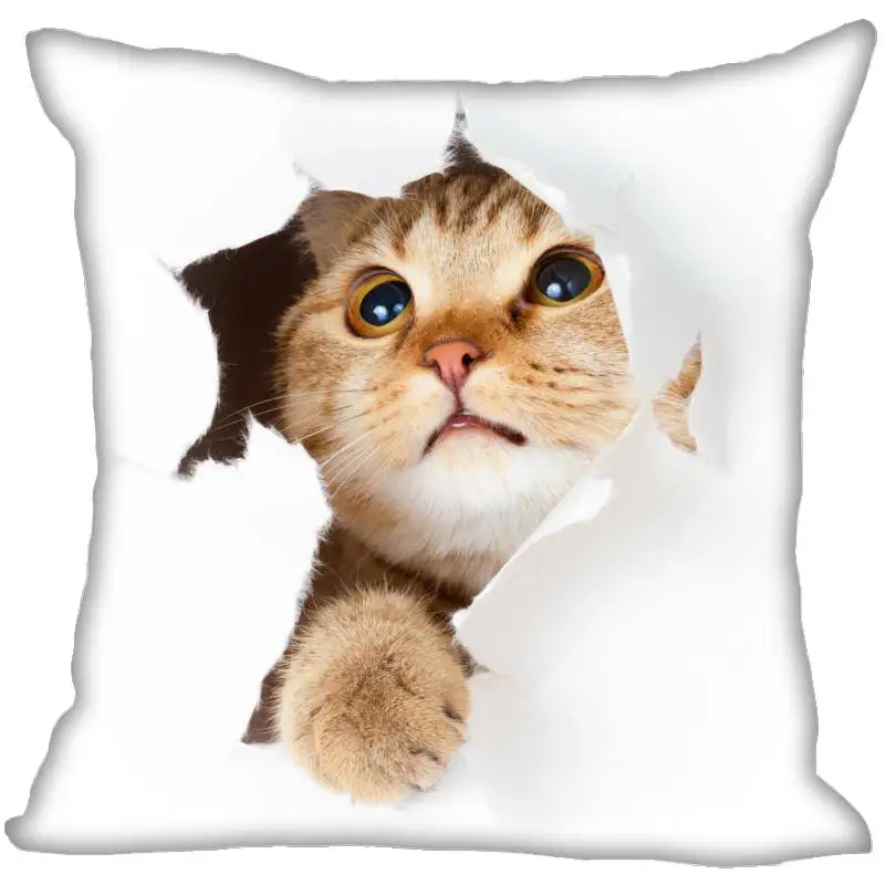 Custom Pillowcase Cute Animals Cat Square Zipper Pillow Cover 35X35,45X45,60X60cm(Two Sides) Print Your Pictures Pillow Cases
Custom Pillowcase Cute Animals Cat Square Zipper Pillow Cover 35X35,45X45,60X60cm(Two Sides) Print Your Pictures Pillow Cases